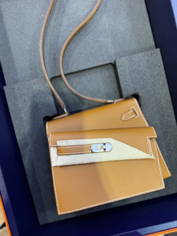 Hermès KELLY 20 DESORDRE VEAU EPSOM GOLD PHW K20DESORDRE 3