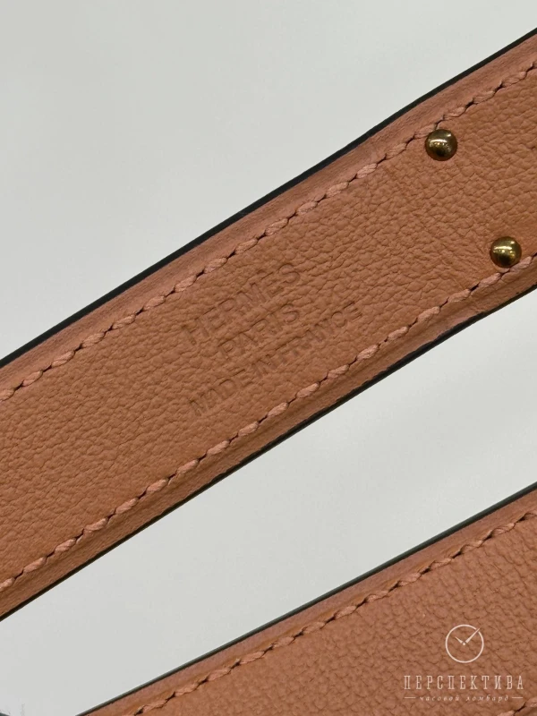 Hermès Kelly Splas'H 18 belt bordeaux / rose azalée H011751UDAD 4