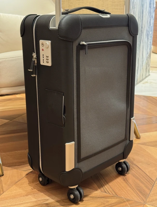 Hermès VALISE R.M.S CABINE CARGO TOILE GOELAND/REGATE H088045CM 5