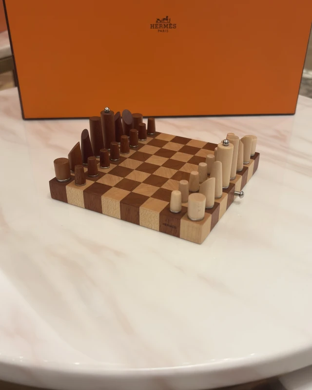 Hermès Samarcande mini chess set H393890M 2