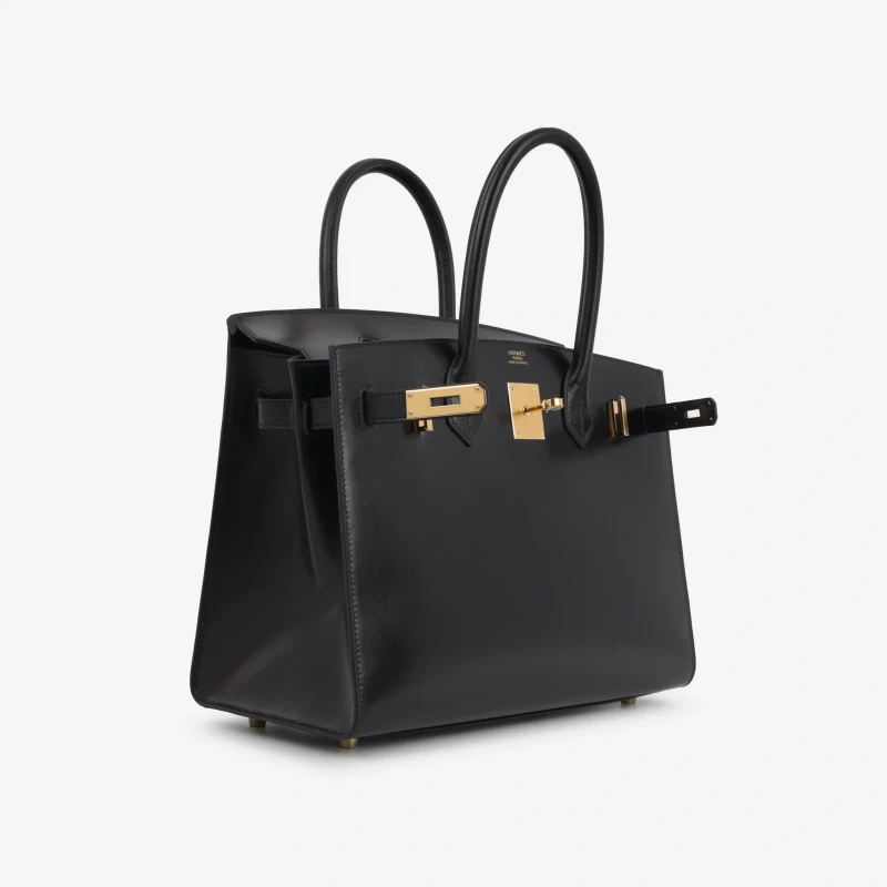 Hermès BIRKIN 30 BOX CALFSKIN NOIR GHW B30BN 4