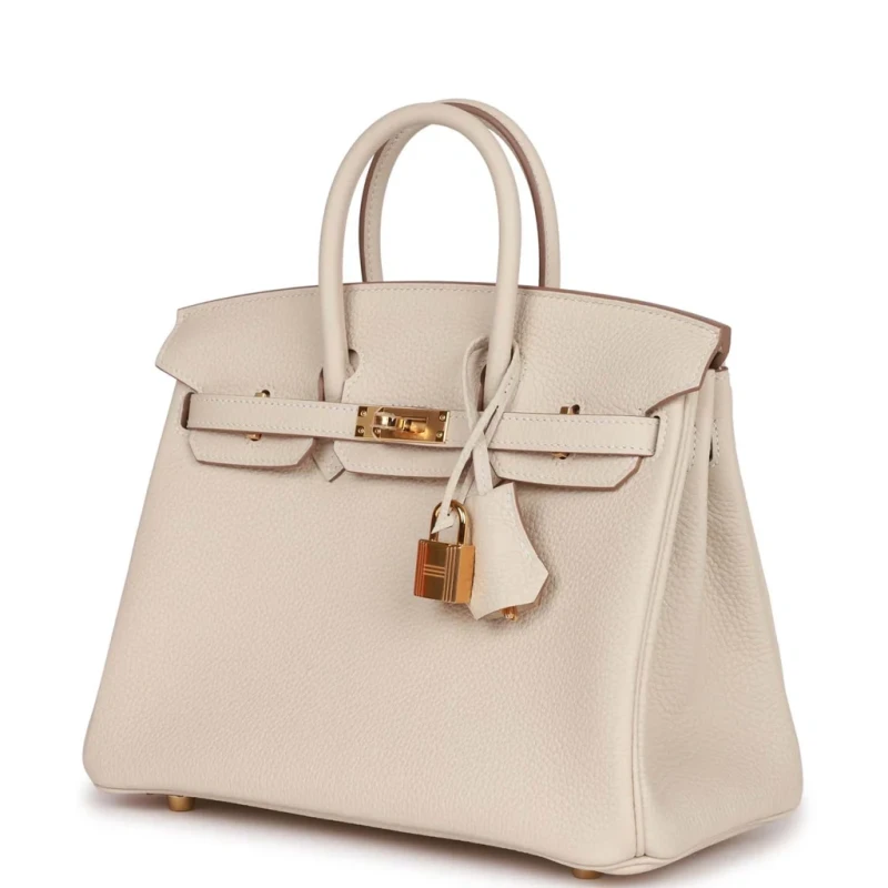 Hermès BIRKIN 25 VEAU TOGO CRAIE GHW B25TC 4