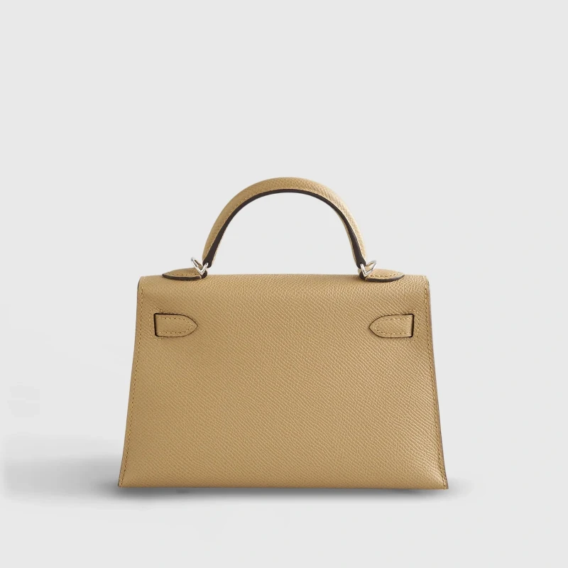 Hermès KELLY 20 MINI VEAU EPSOM SESAME PHW K20ES 4