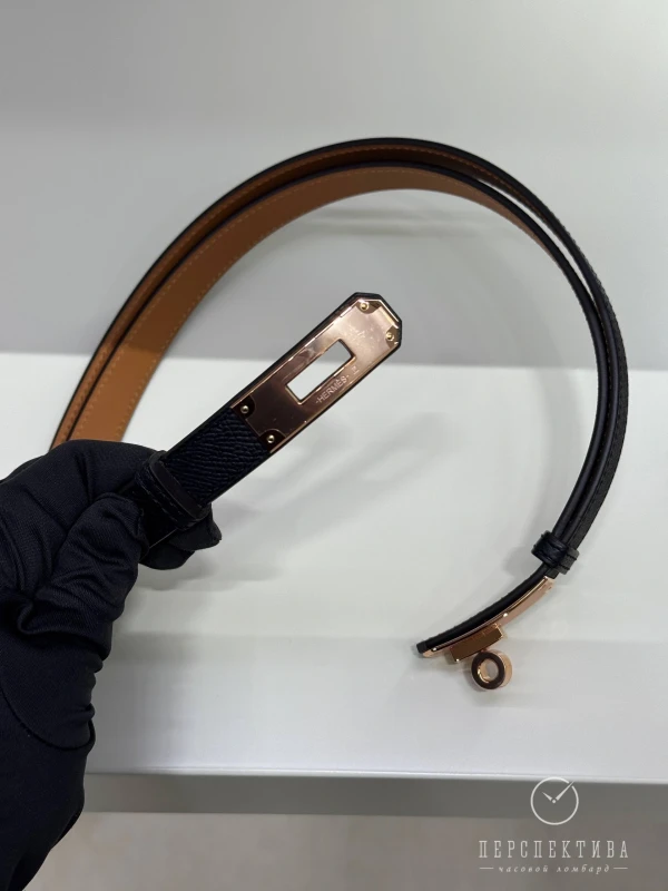 Hermès Kelly 18 belt Epsom Calfskin RGP H069853CD89 4