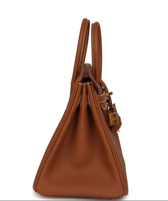 Hermès BIRKIN 25 VEAU TOGO GOLD GHW H041344CC 3