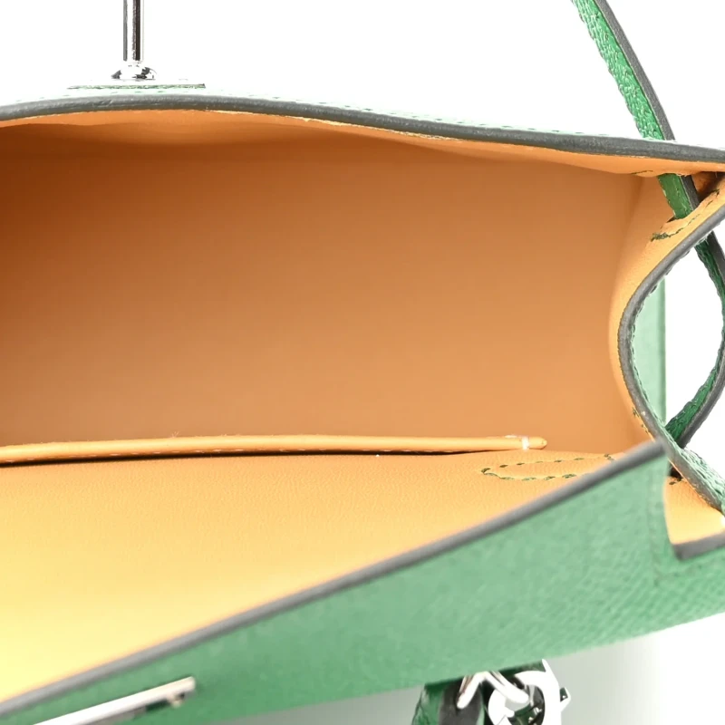 Hermès KELLY SELLIER HSS 20 MINI VEAU EPSOM CACTUS PHW K20EC 5