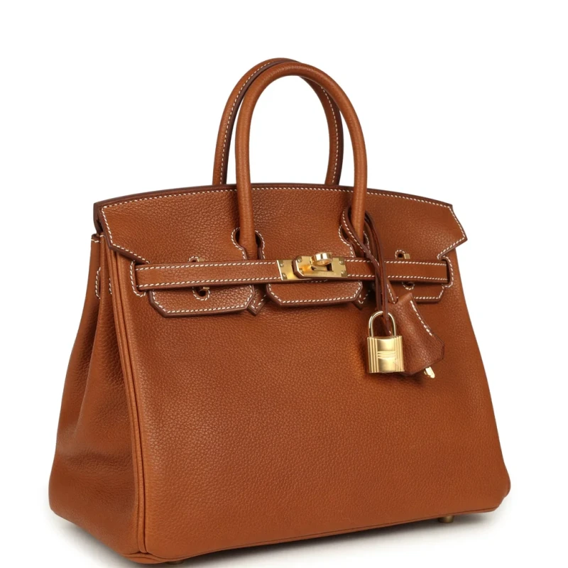 Hermès BIRKIN 25 FAUVE BARENIA FAUBOURG GHW B25BF 3