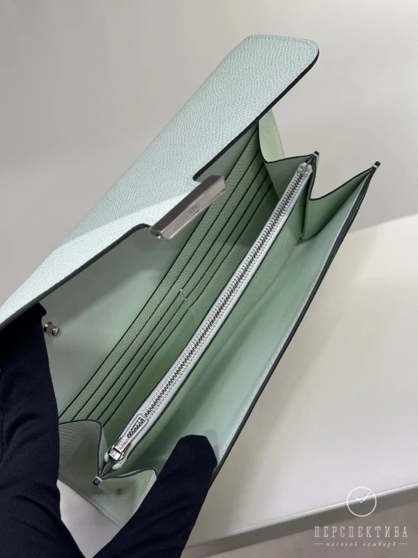 Hermès Constance To Go wallet Vert Peppermint Epsom PHW H080125CKN3 8