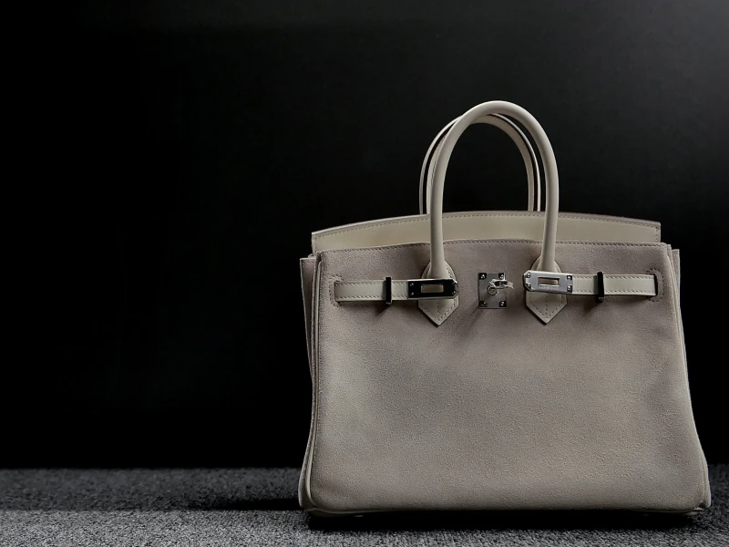Hermès BIRKIN 25 GRIZZLY VEAU SWIFT NATA  PHW B25GRIZZLY 2