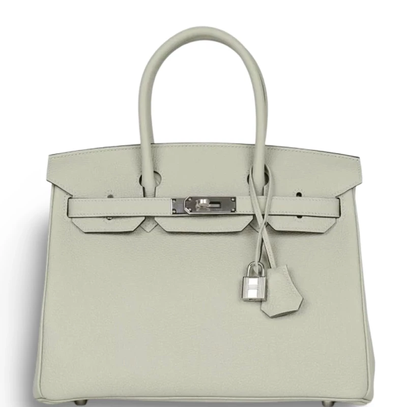 Hermès BIRKIN 30 VEAU TOGO GRIS NEVE PHW B30TGN