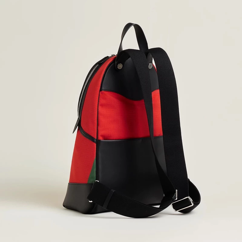 Hermès ALLBACK BACKPACK SWIFT/BIVOUAC CAPUCINE/NOIR PHW H083582CKAD 6