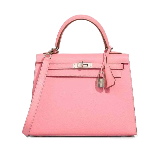 Hermès Kelly Sellier 25 Epsom calfskin / Rose Confetti PHW H038416CK 1