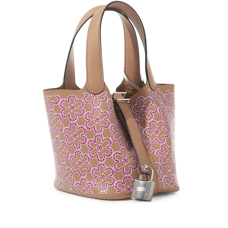 Hermès PICOTIN MICRO 14 VEAU SWIFT LUCKY DAISY PHW P14LD 4