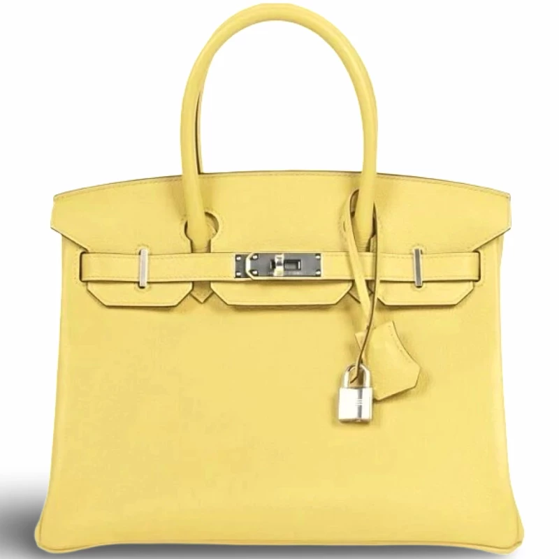 Hermès BIRKIN 30 VEAU TOGO JAUNE POUSSIN PHW B30TJP