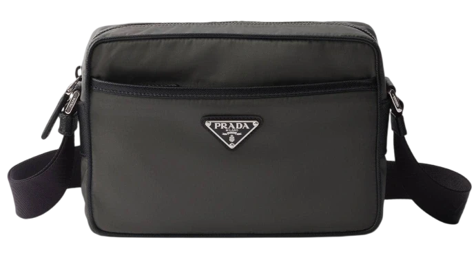 PRADA Re-Nylon and Saffiano Shoulder Bag Forest Green 2VH048_2DMH_F0414_V_XOO 1