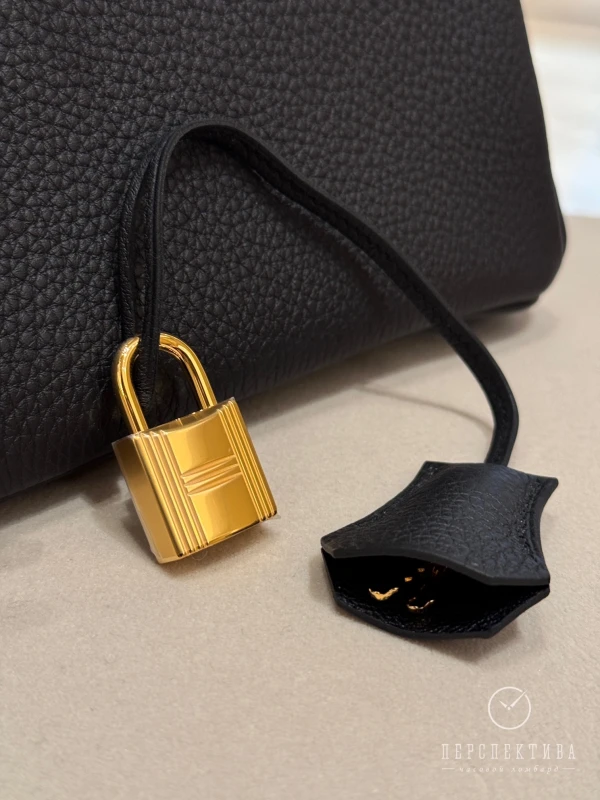 Hermès SAC BIRKIN 25 VEAU TOGO NOIR GHW H041344CC 7