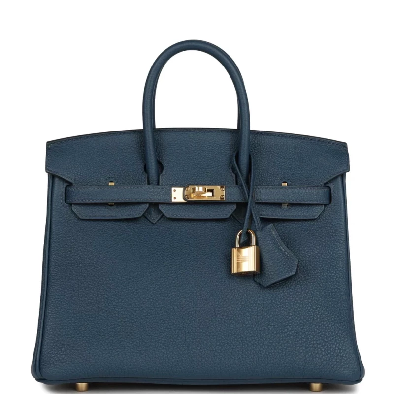 Hermès BIRKIN 25 VEAU TOGO BLEU DE PRUSSE GHW B25TBP