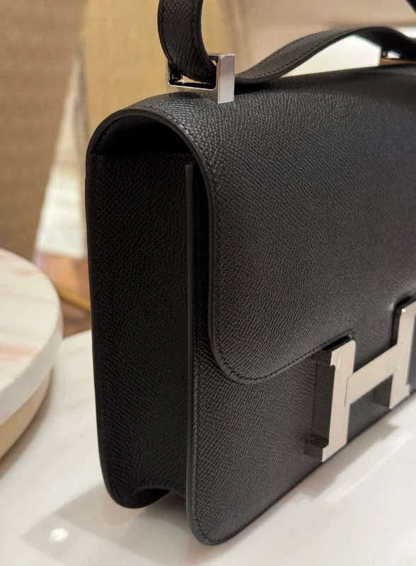 Hermès Constance 24 Epsom NOIR PHW Conctance24 5