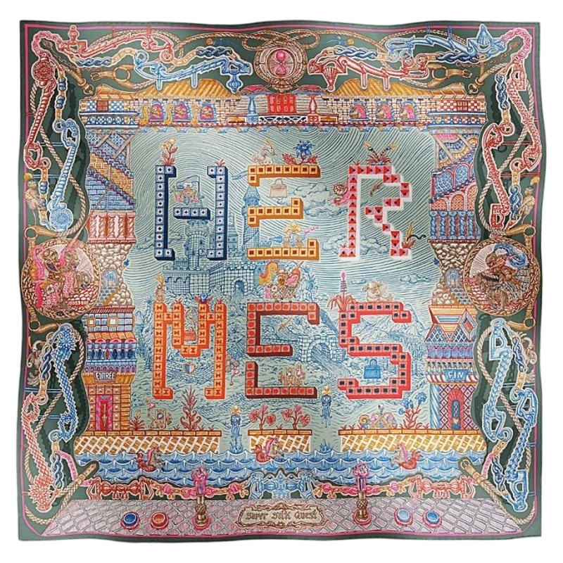 Super Silk Quest scarf 90