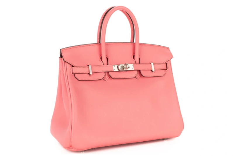 Hermès BIRKIN 25 VEAU SWIFT ROSE D’ETE PHW B25SRE 2