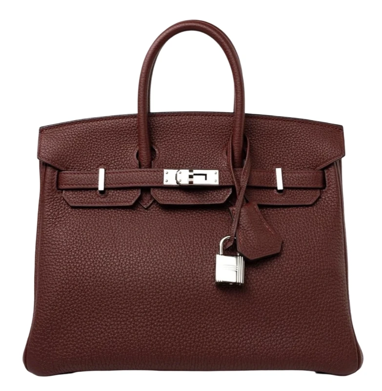 BIRKIN 25 VEAU TOGO ROUGE H PHW