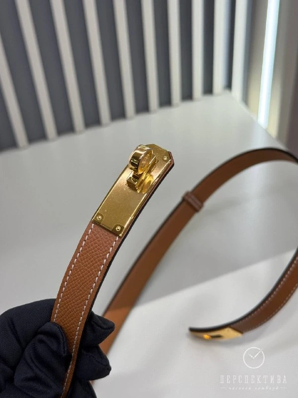 Hermès Kelly 18 belt Epsom Calfskin YGP H069853CC37 6