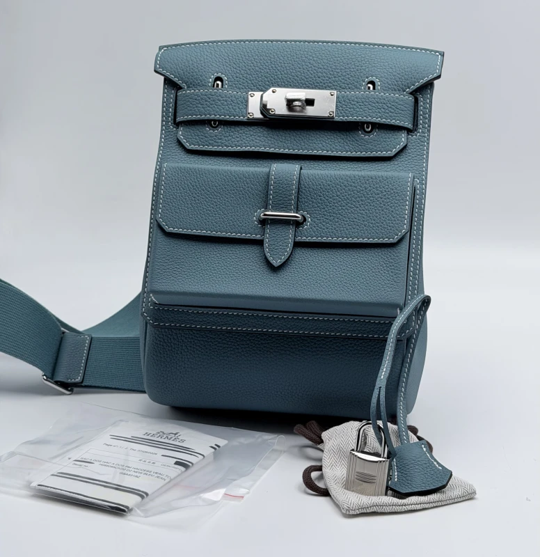 Hermès HAC A DOS PM BLEU JEAN HAC 4