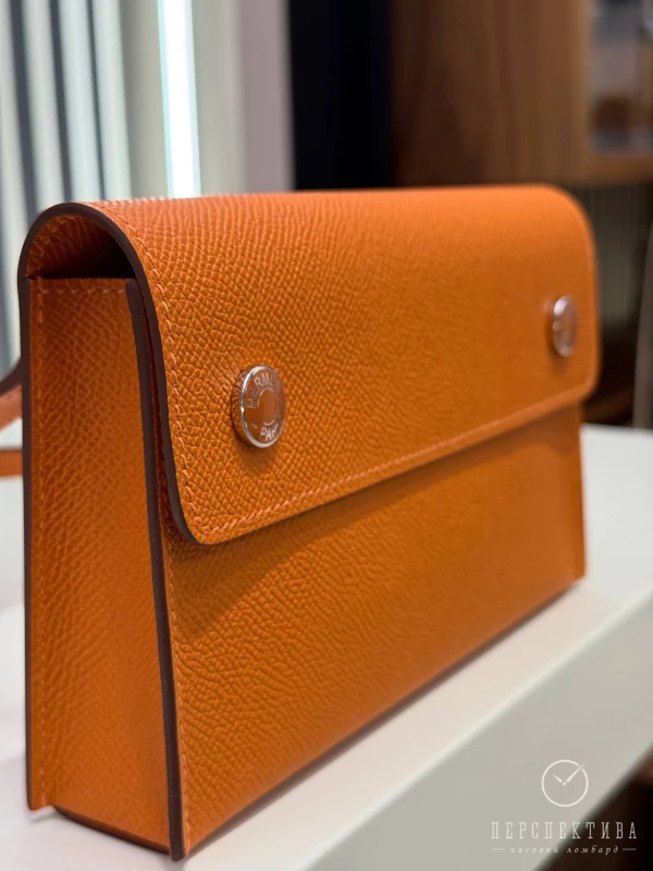 Hermès Hermesnap Wallet Epsom Orange H085099CKAC 4