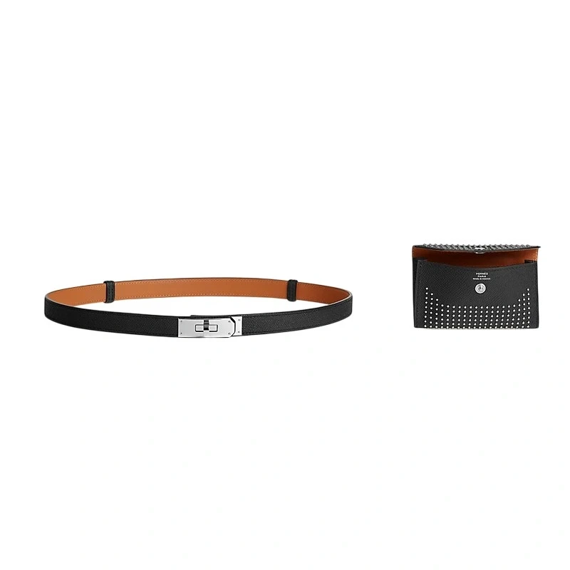 Hermès Kelly Pocket Filou 18 belt Epsom Noir PHW H011908UK89 2