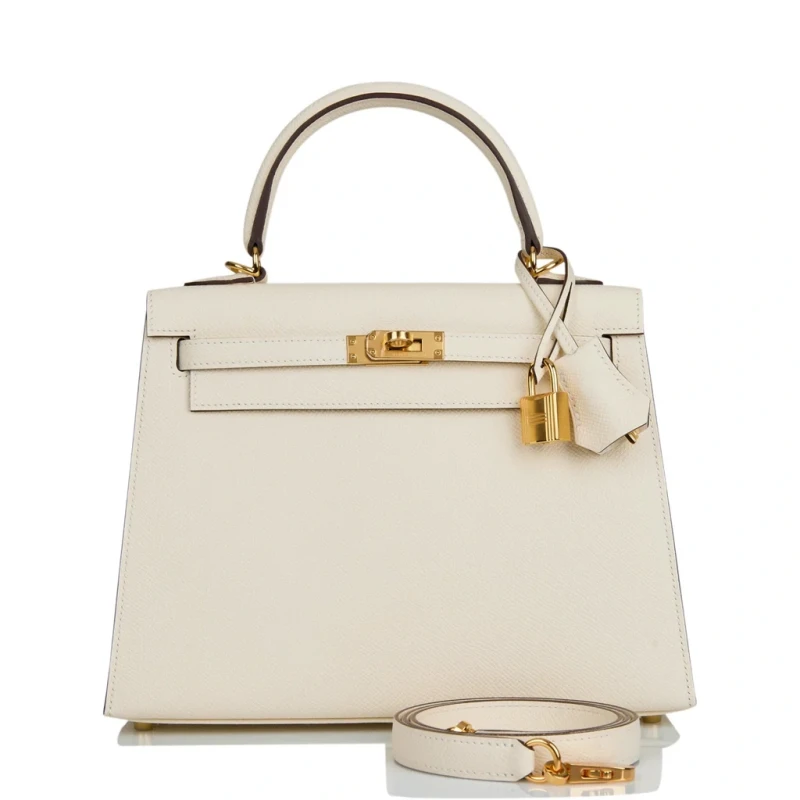 KELLY 25 VEAU EPSOM NATA GHW