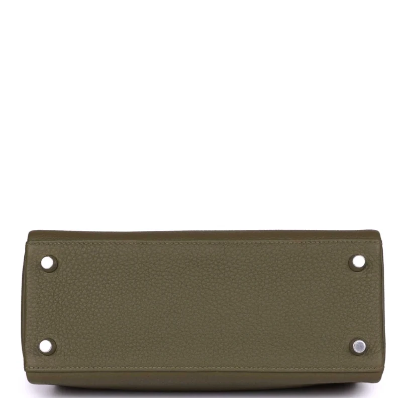 Hermès KELLY 25 VEAU TOGO VERT LODEN PHW K25TVL 6