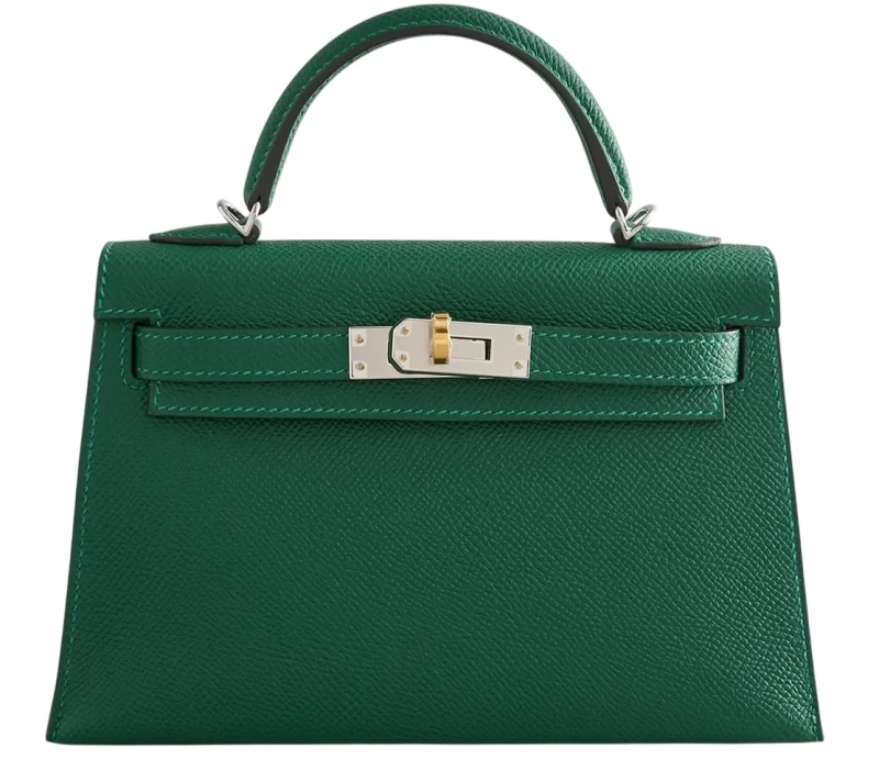Hermès KELLY 20 MINI VEAU EPSOM VERT MOYEN K20EVM 1
