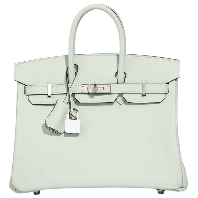 BIRKIN 25 VEAU SWIFT VERT PEPPERMINT PHW