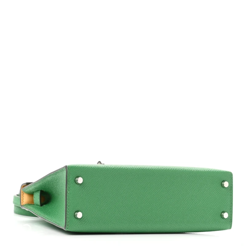 Hermès KELLY SELLIER HSS 20 MINI VEAU EPSOM CACTUS PHW K20EC 4