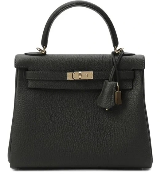 KELLY RETOURNE 2 STRAP 25 VEAU TOGO VERT FONCE PBHW