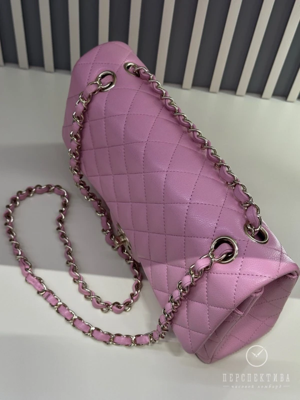 Chanel Classic 11.12 Handbag Grained Shiny Calfskin & Gold-Tone Metal Rose a01112b10583u3650 3