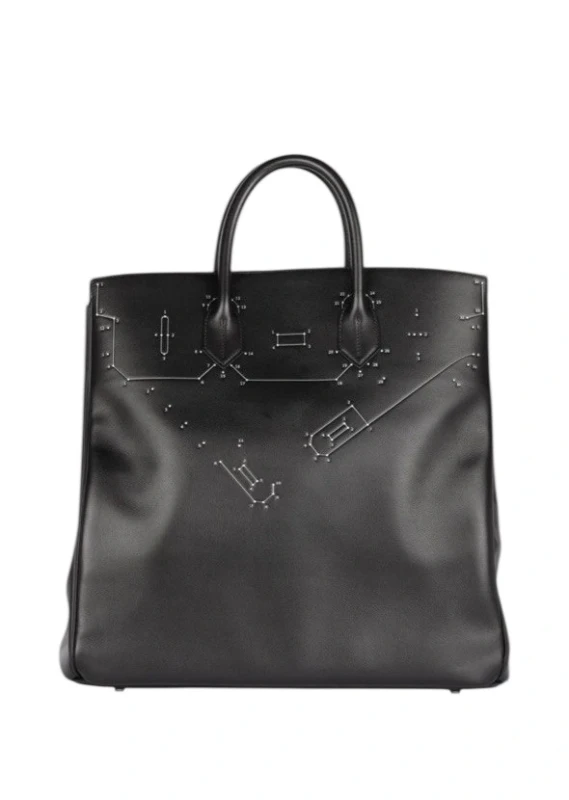 Hermès Relier Birkin 40 cm Retourne Veau Evergrain 89 Noir H087344CK89 2