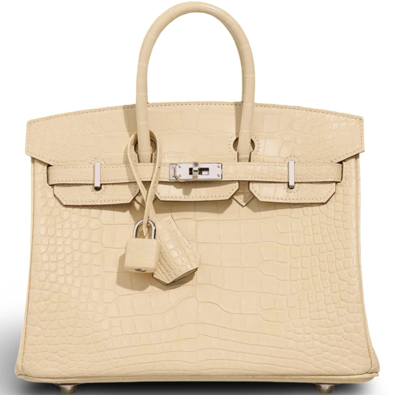 BIRKIN 25 ALLIGATOR MATTE VANILLE PHW