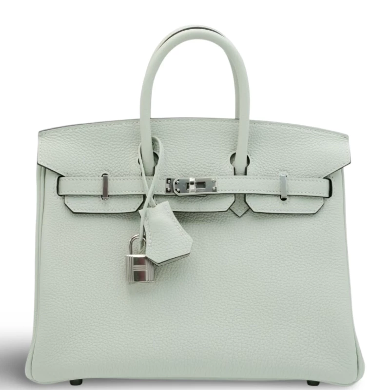 BIRKIN 25 VEAU TOGO GRIS NEVE PHW