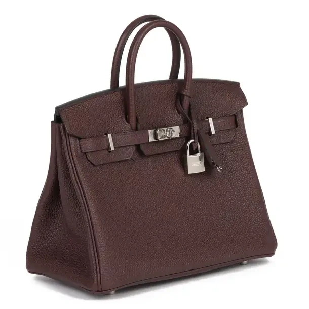 Hermès BIRKIN 25 VEAU TOGO ROUGE H GHW B25TRH 3