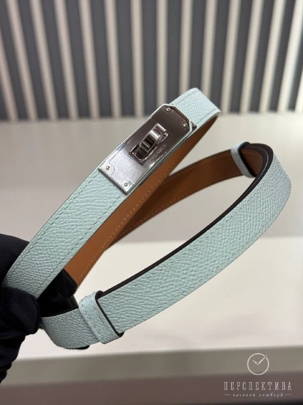 Hermès Kelly 18 belt Epsom Vert Peppermint PHW H069853CKN3 5