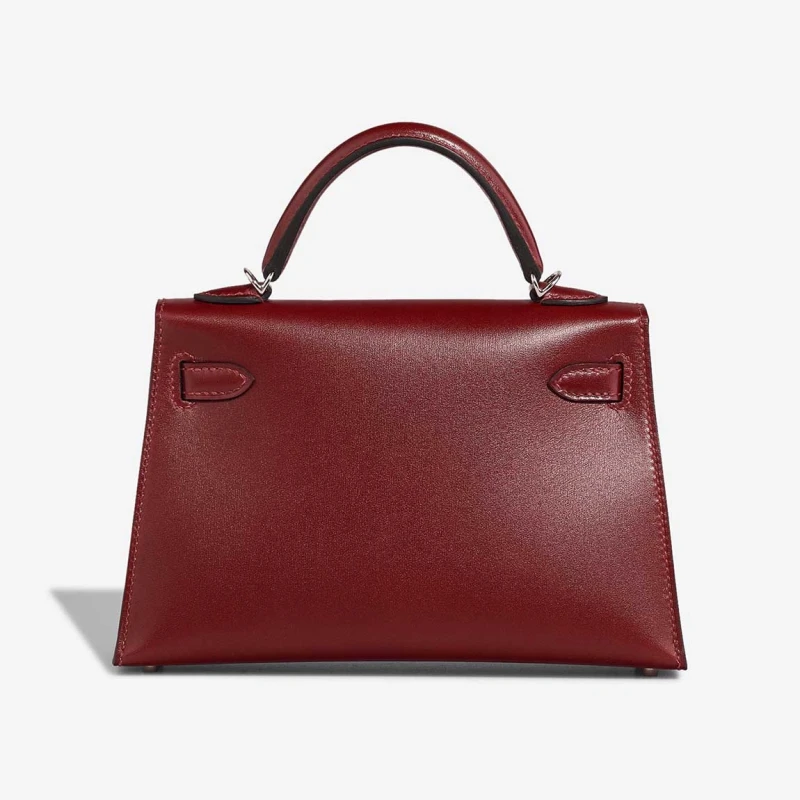 Hermès KELLY SELLIER 20 CALF BOX ROUGE H PHW K20BRH 3