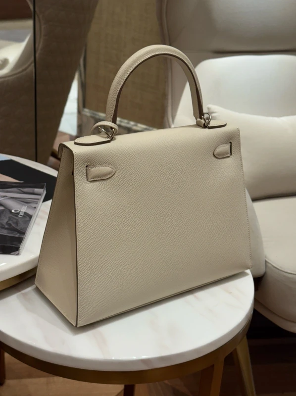 Hermès KELLY SELLIER 28 EPSOM CRAIE PHW K28CRAIE 5