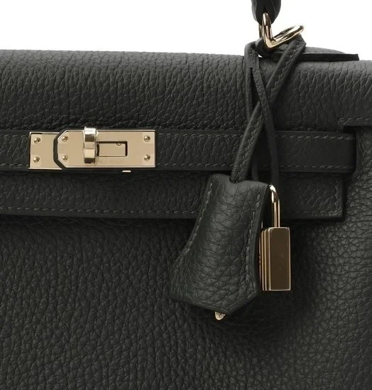 Hermès KELLY RETOURNE 2 STRAP 25 VEAU TOGO VERT FONCE PBHW K25TVF 3