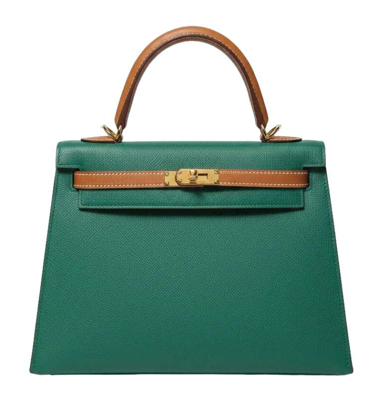 Hermès Kelly Sellier 25 Veau Epsom Vert Vertigo/Gold GHW HK25VVG 1