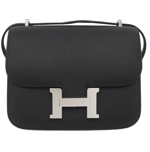SAC CONSTANCE MINI MIROIR VEAU EPSOM NOIR