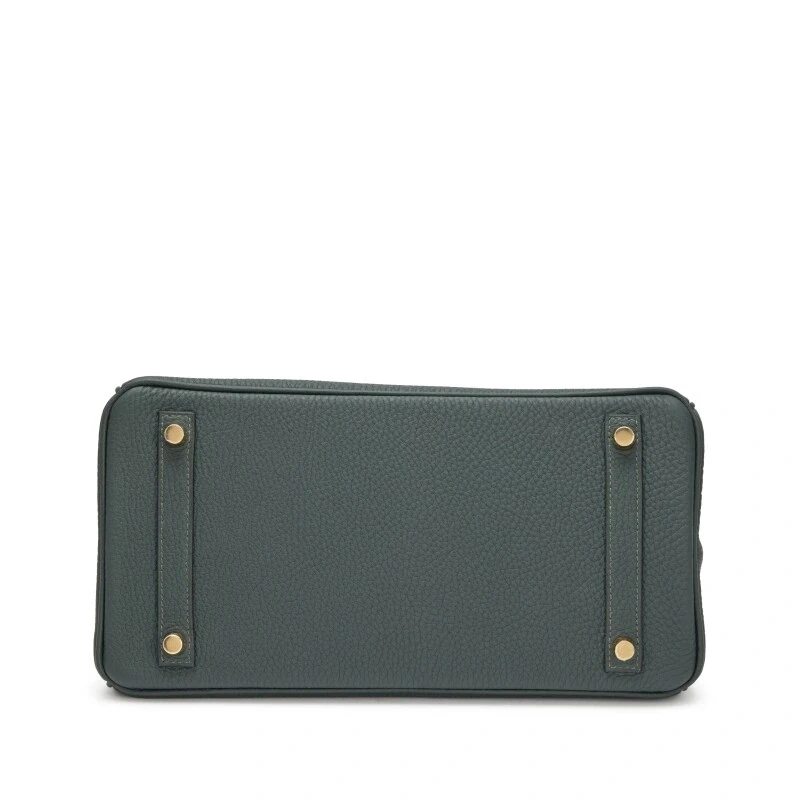 Hermès BIRKIN 30 VEAU TOGO VERT FONCE GHW B30TVF 3