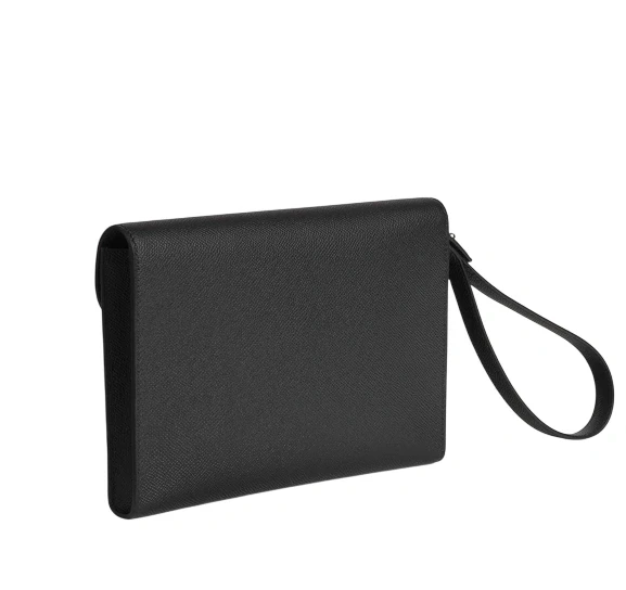 Hermès Sac a Depeches 24 pouch Noir Epsom PHW SAD24P 5