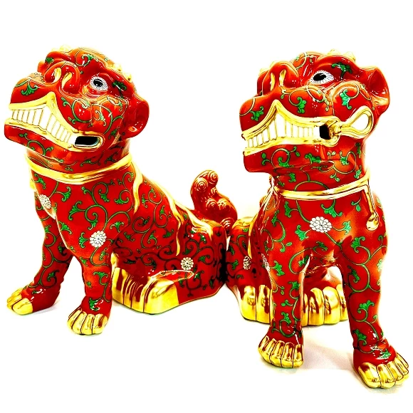 The Large FOO Dog Godollo Red Dynasty