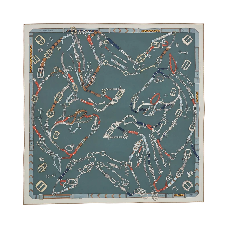 Hermès Les Chevaux Dechaines 90 H004096S 13 1